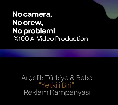 Arçelik ve Beko yüzde yüz AI TV reklamı