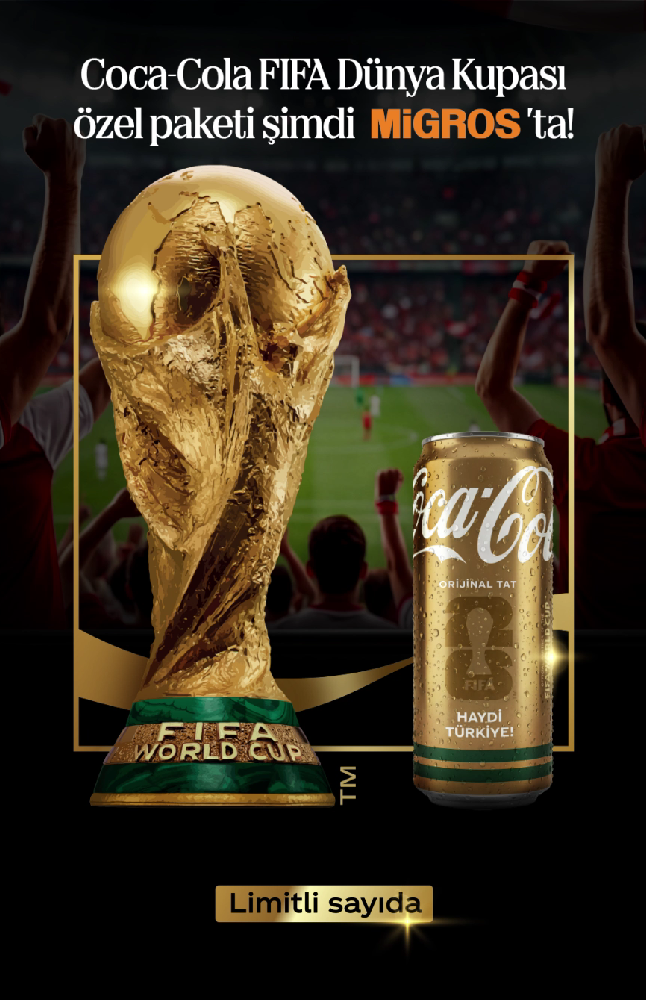Coca-Cola World Cup Golden Can ürün tasarımı videosu
